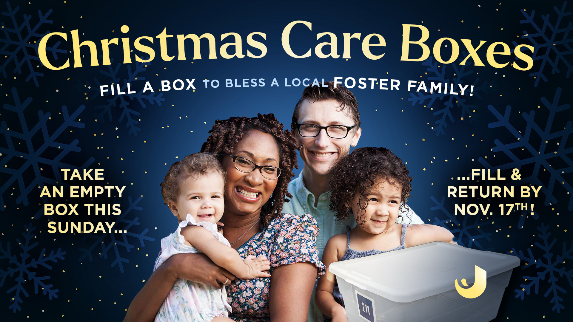 Pick Up an Empty Box to Fill for Foster Families