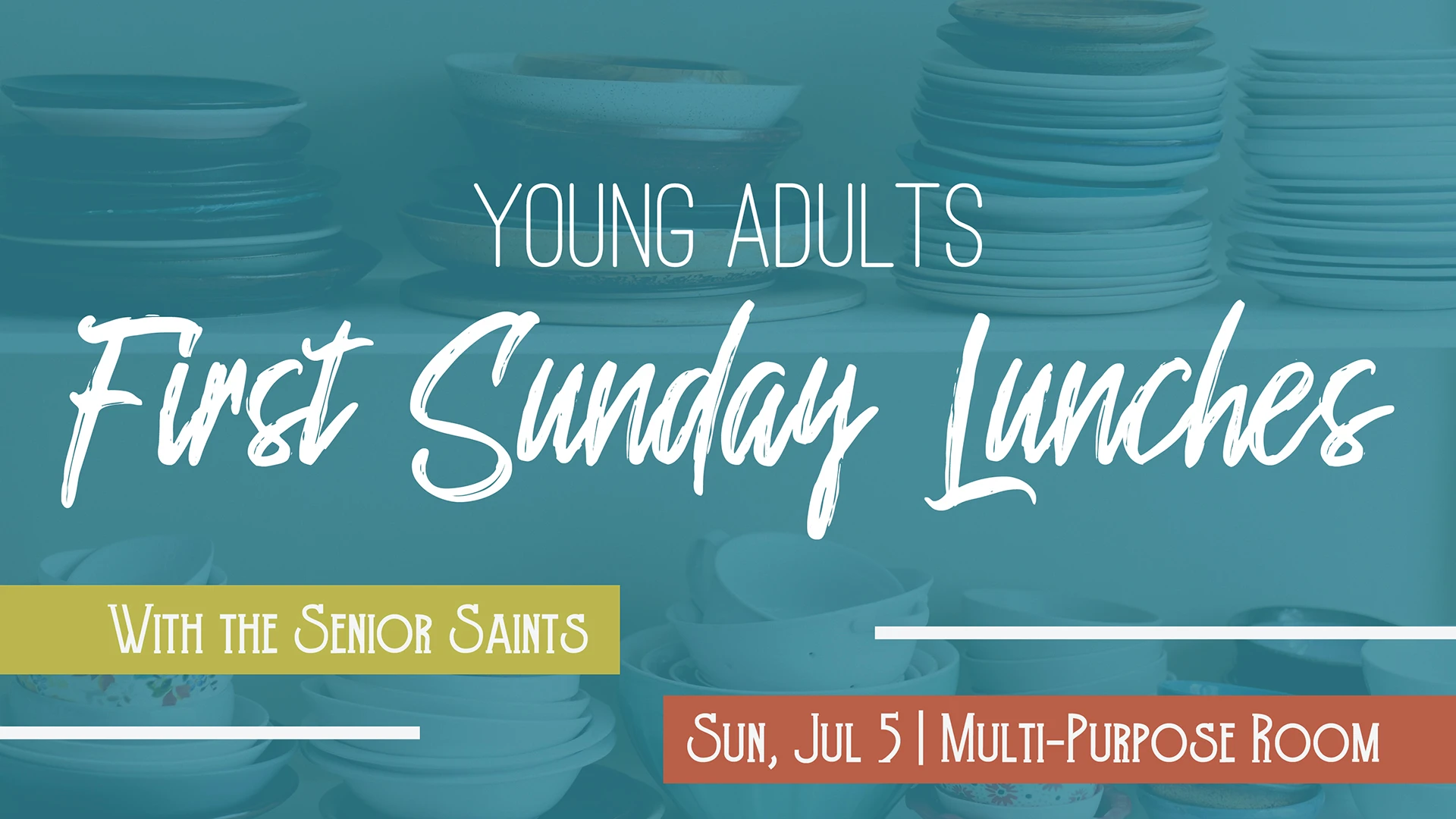 First Sunday Lunch with Senior Saints