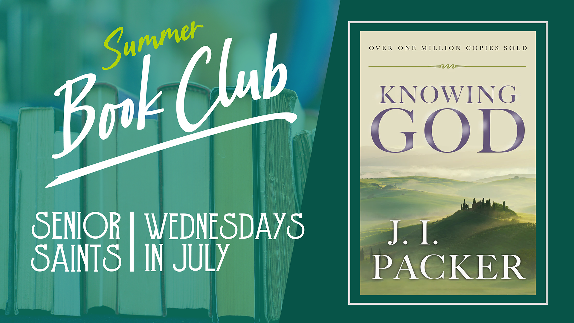 Senior Saints Summer Book Club & Lunch