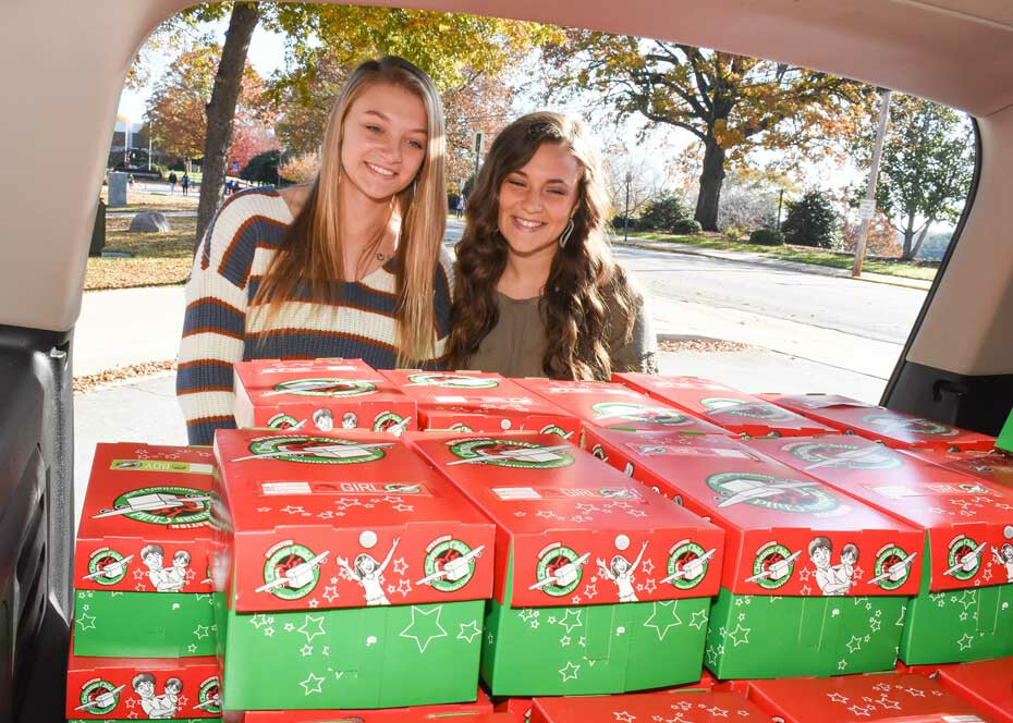 SWU students work to bring Christmas cheer to needy children worldwide