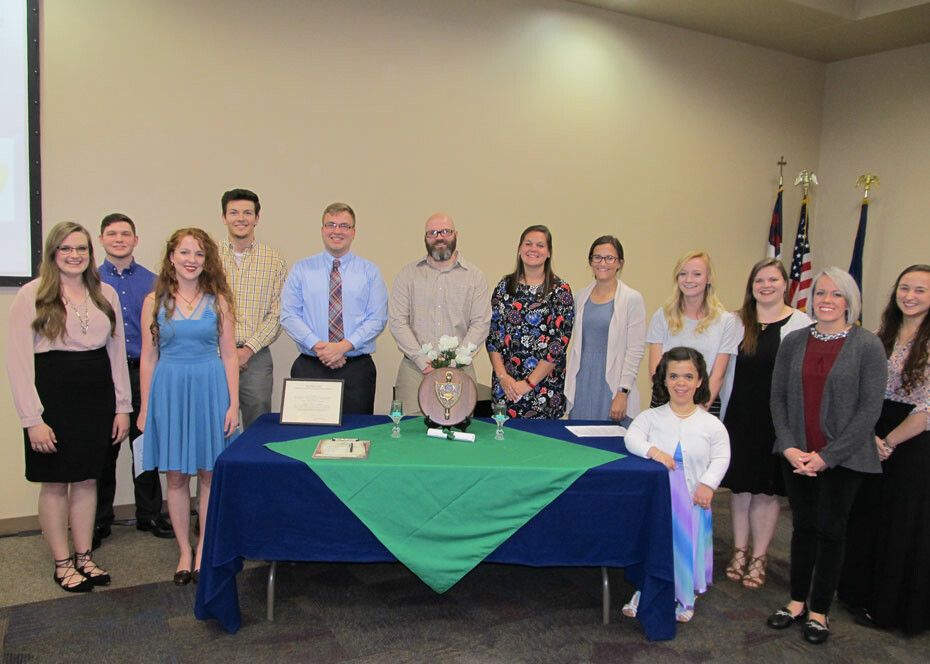 2017 Alpha Chi induction