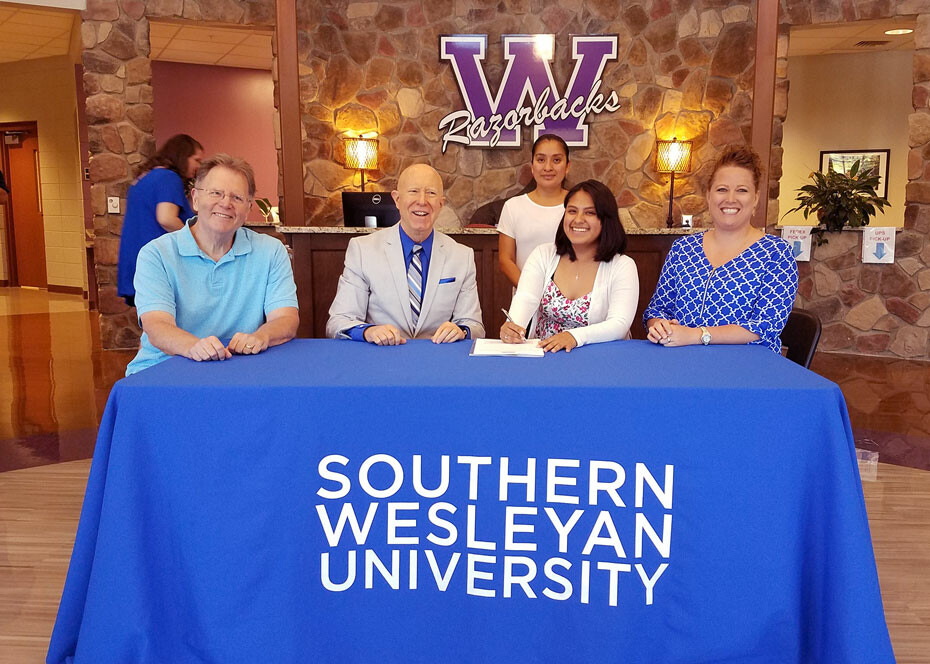 Two from Walhalla High receive SWU ensemble scholarship