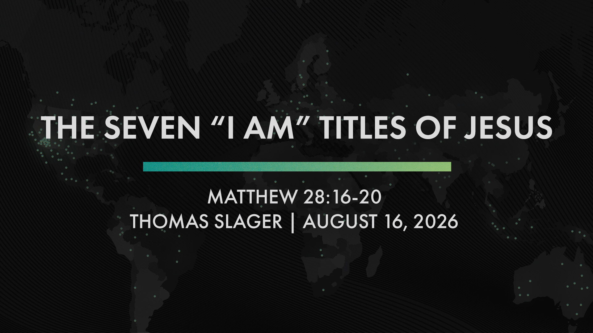 The Seven “I am” Titles of Jesus episode artwork