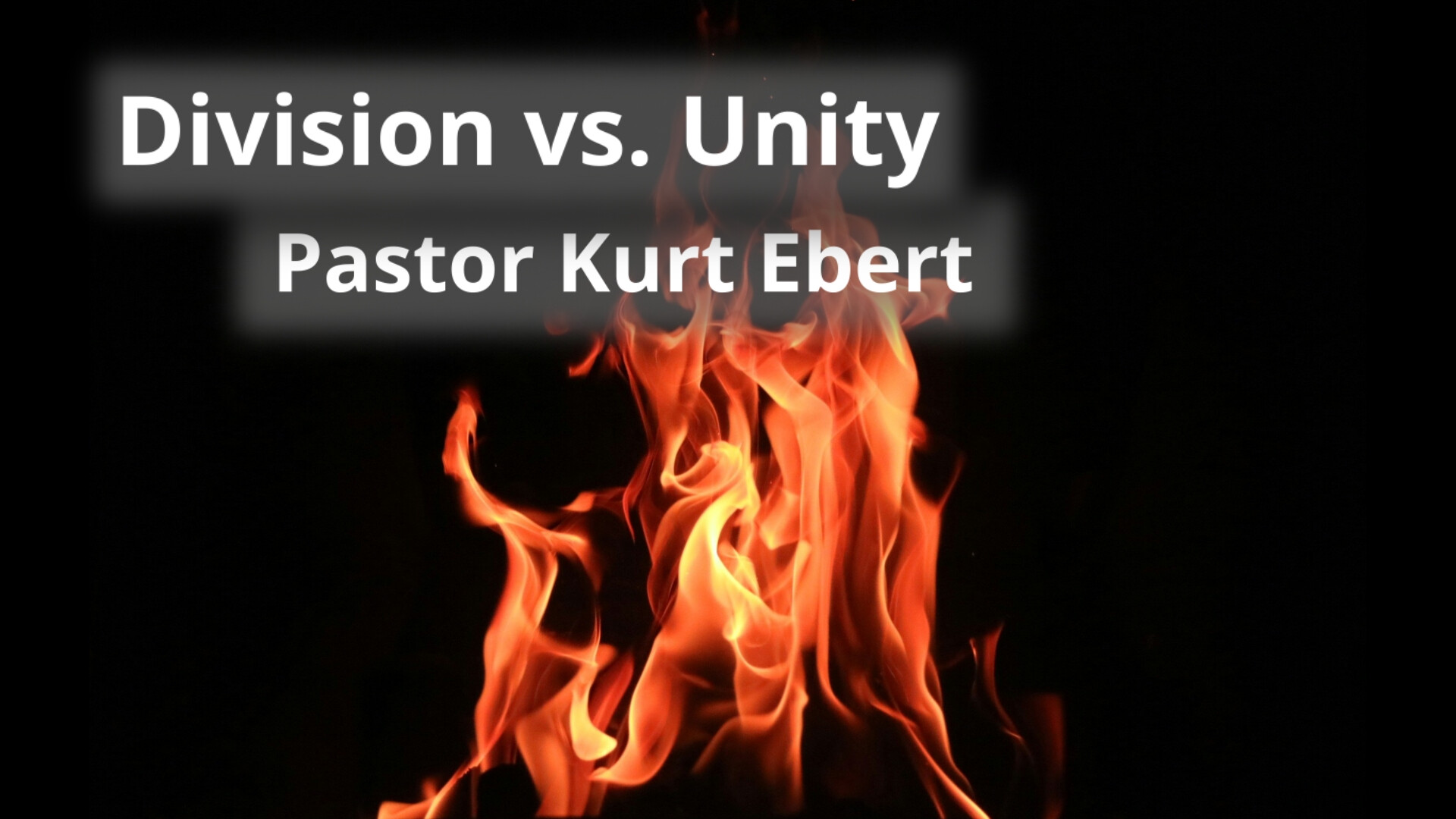 Divison vs. Unity