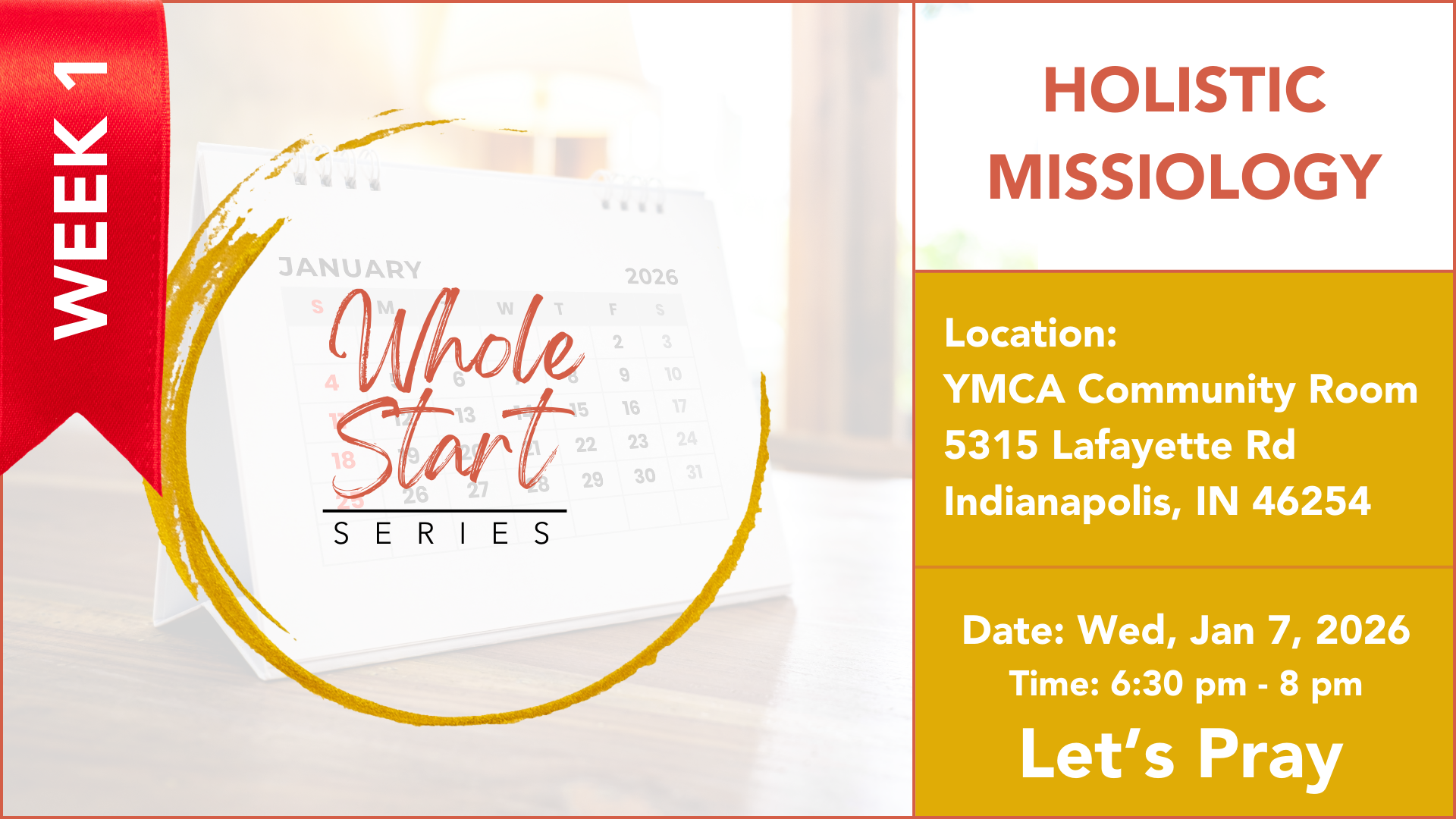 Whole Start 2026: Week 1