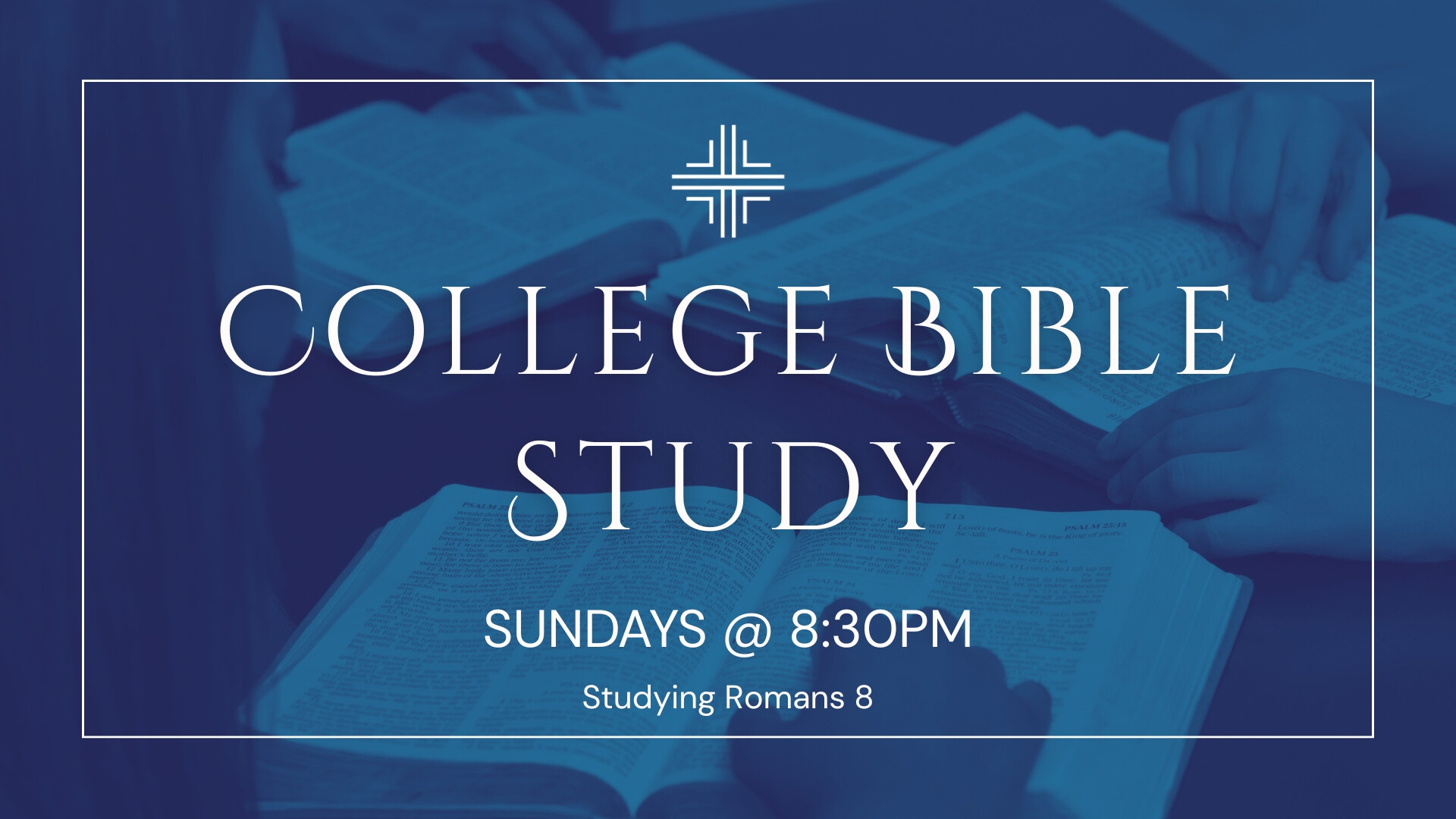 College Summer Bible Study