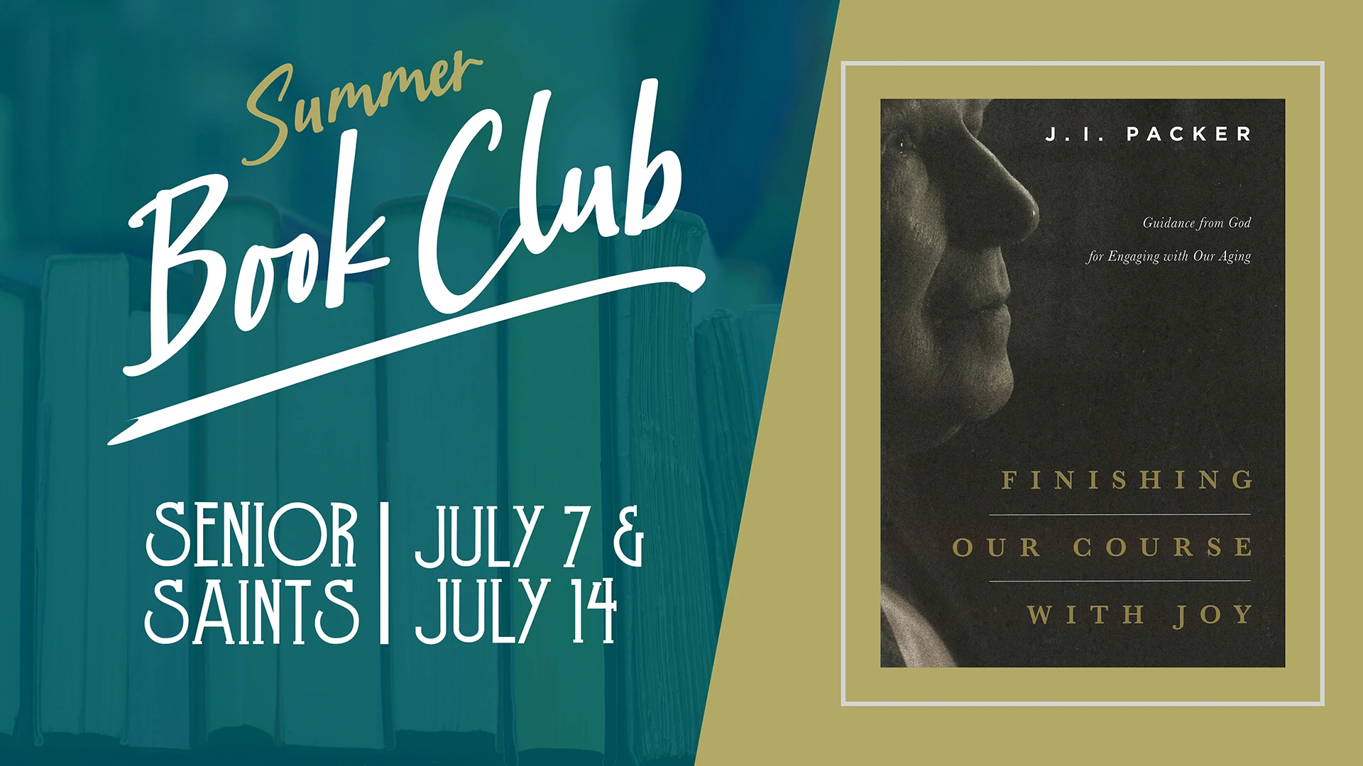 Senior Saints Summer Book Club & Lunch