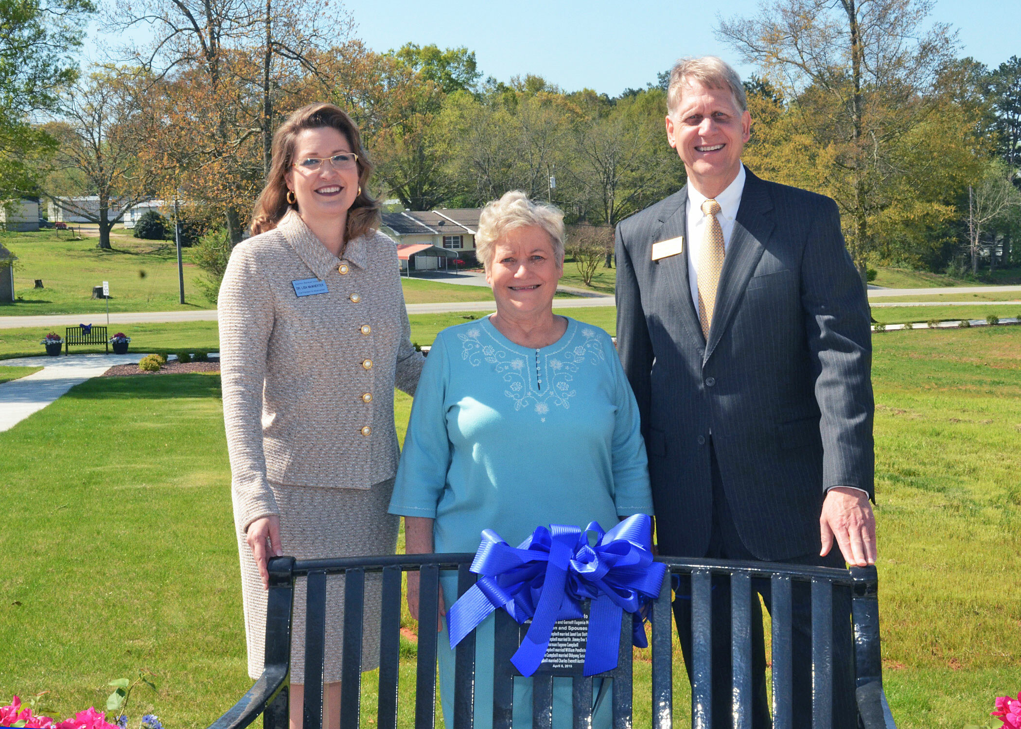 Bench Dedication at Southern Wesleyan University