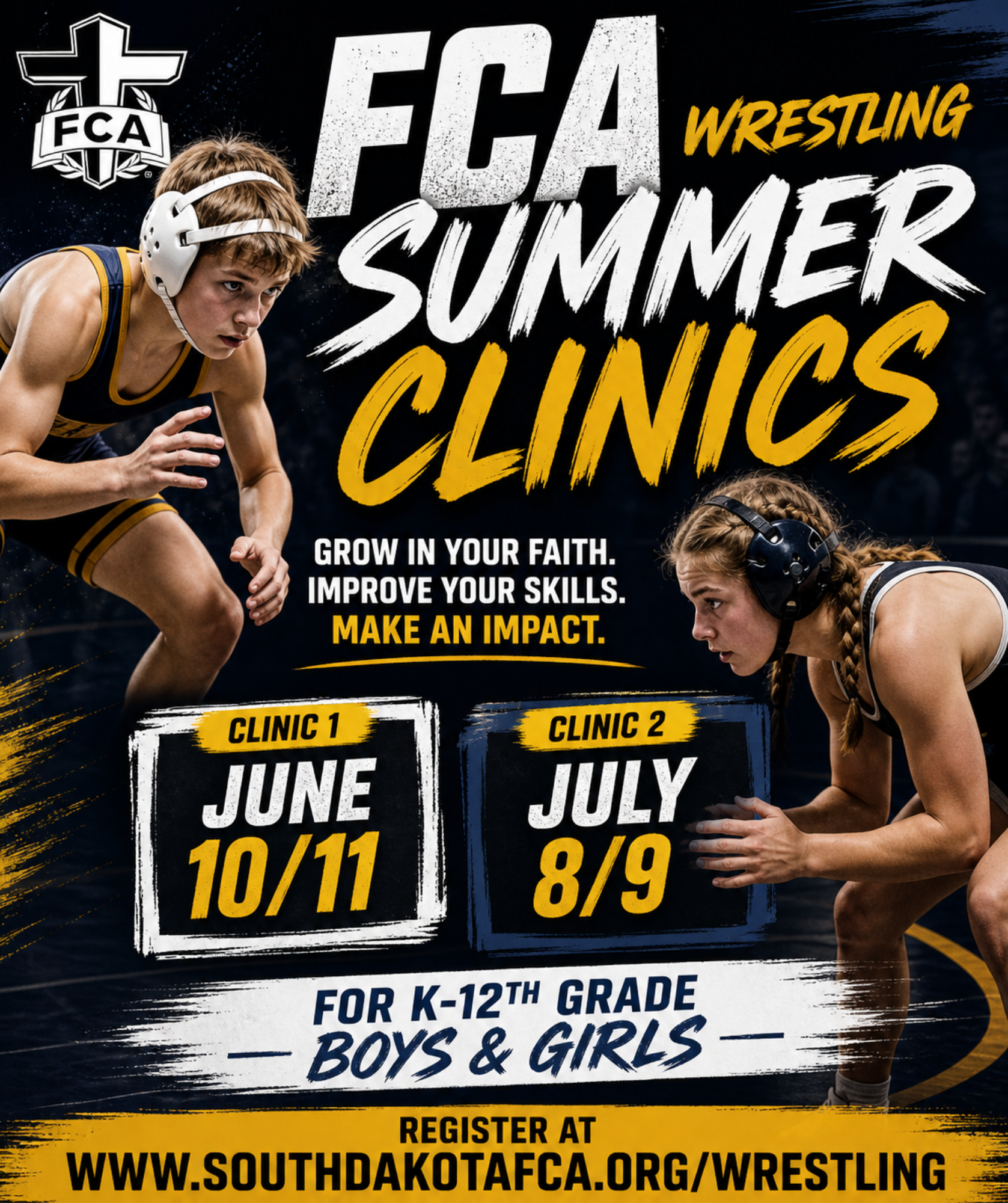 FCA Summer Wrestling Clinics 