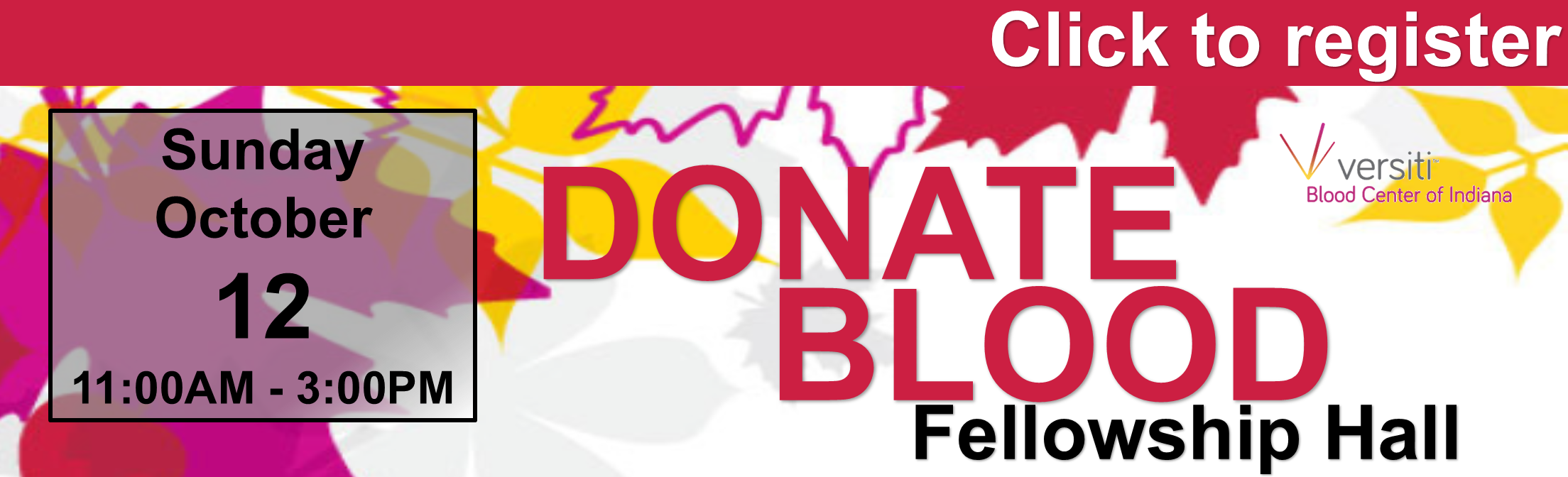 October Blood Drive