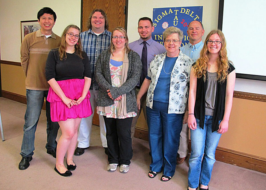 SWU students inducted into English Honor Society