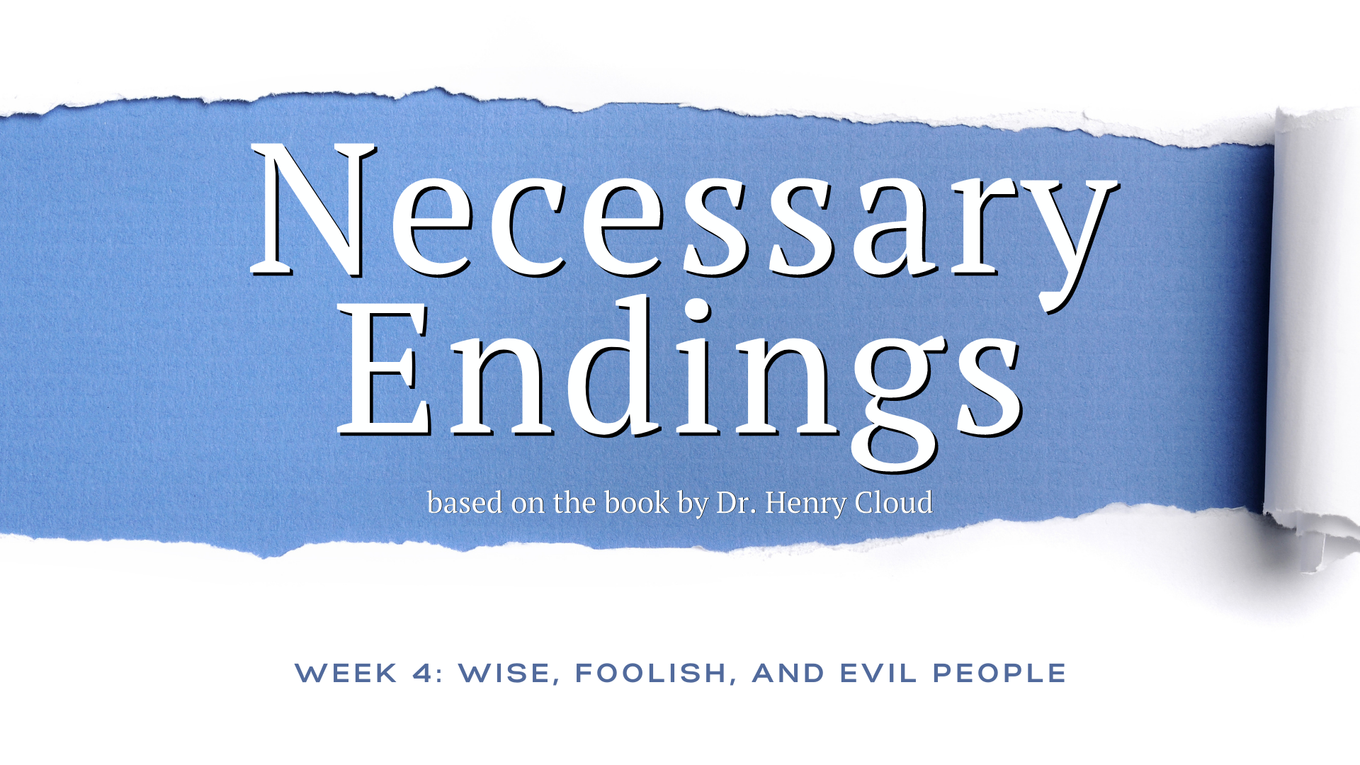 Wise, Foolish, and Evil People (Audio) episode artwork