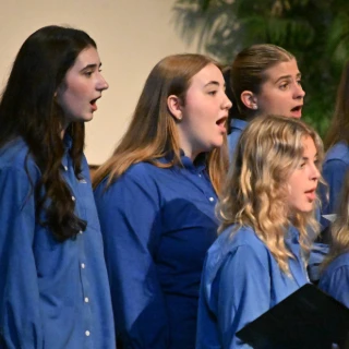 Youth singing