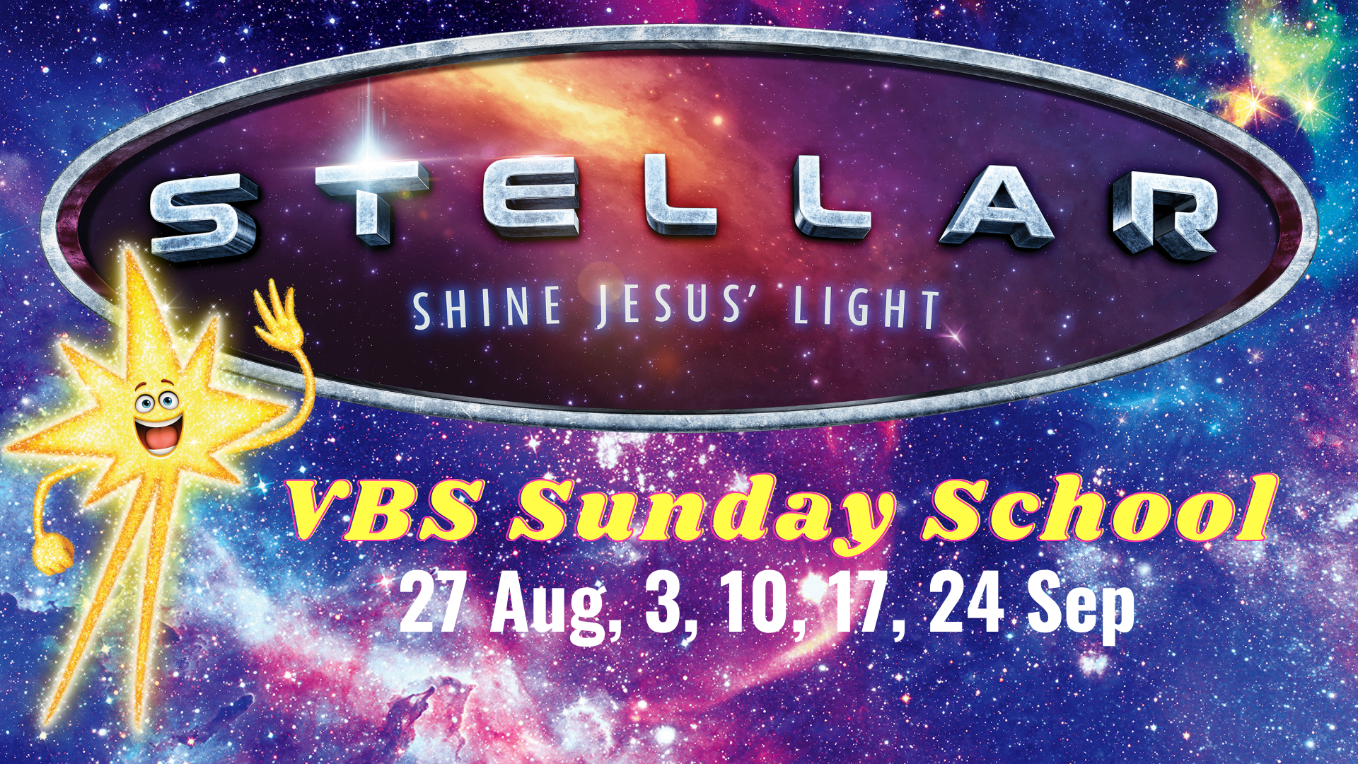 Stellar VBS Sunday School 2023
