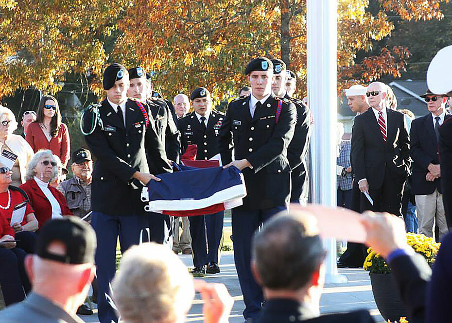 SWU dedicates Sheriff National Guard Memorial Flag Plaza