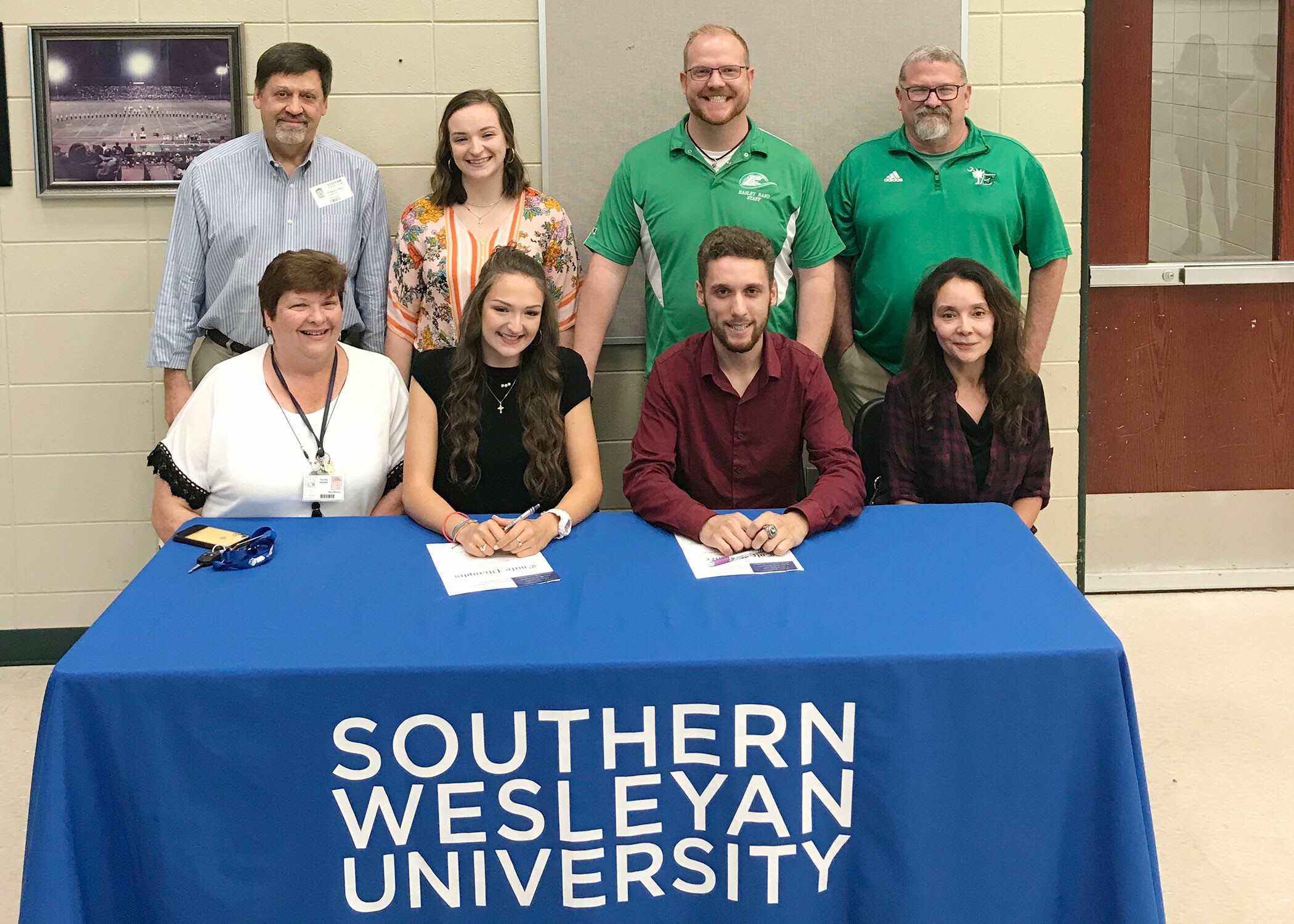 Two from Easley High receive SWU ensemble scholarship