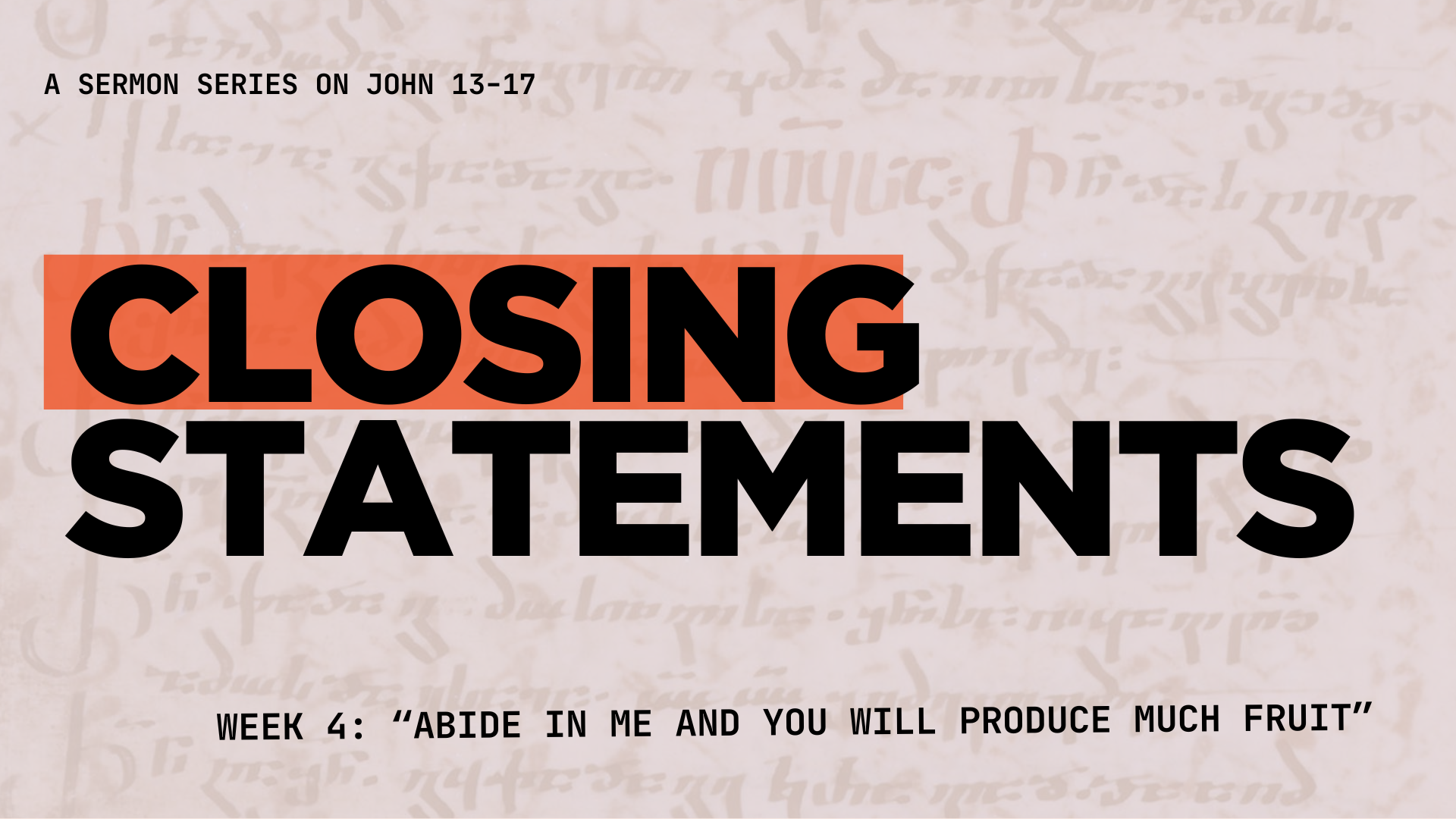 "Abide in Me and You Will Produce Much Fruit" (Audio) episode artwork