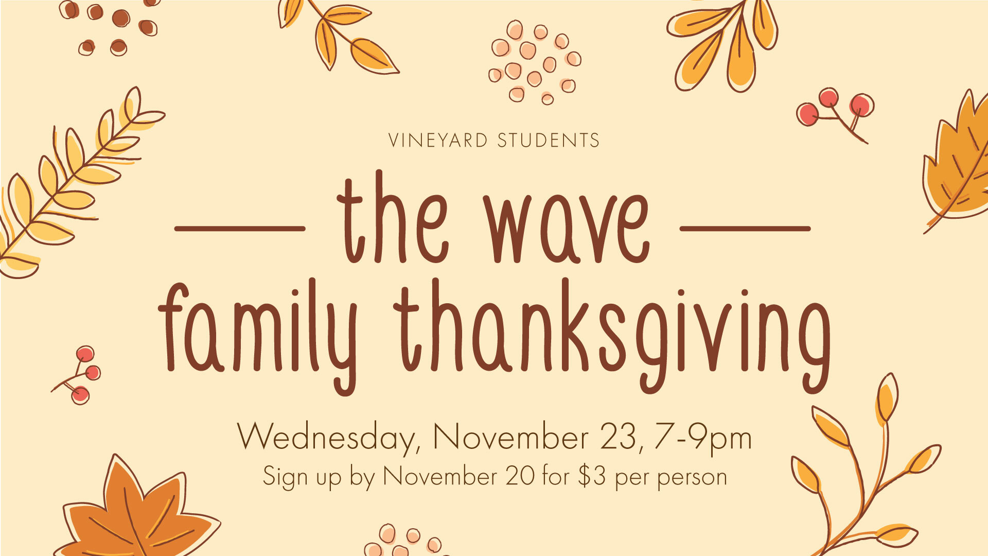 The Wave Family Thanksgiving