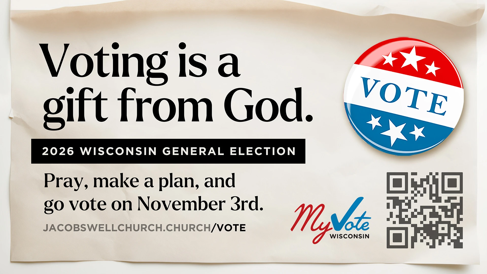 Voting is a Gift from God