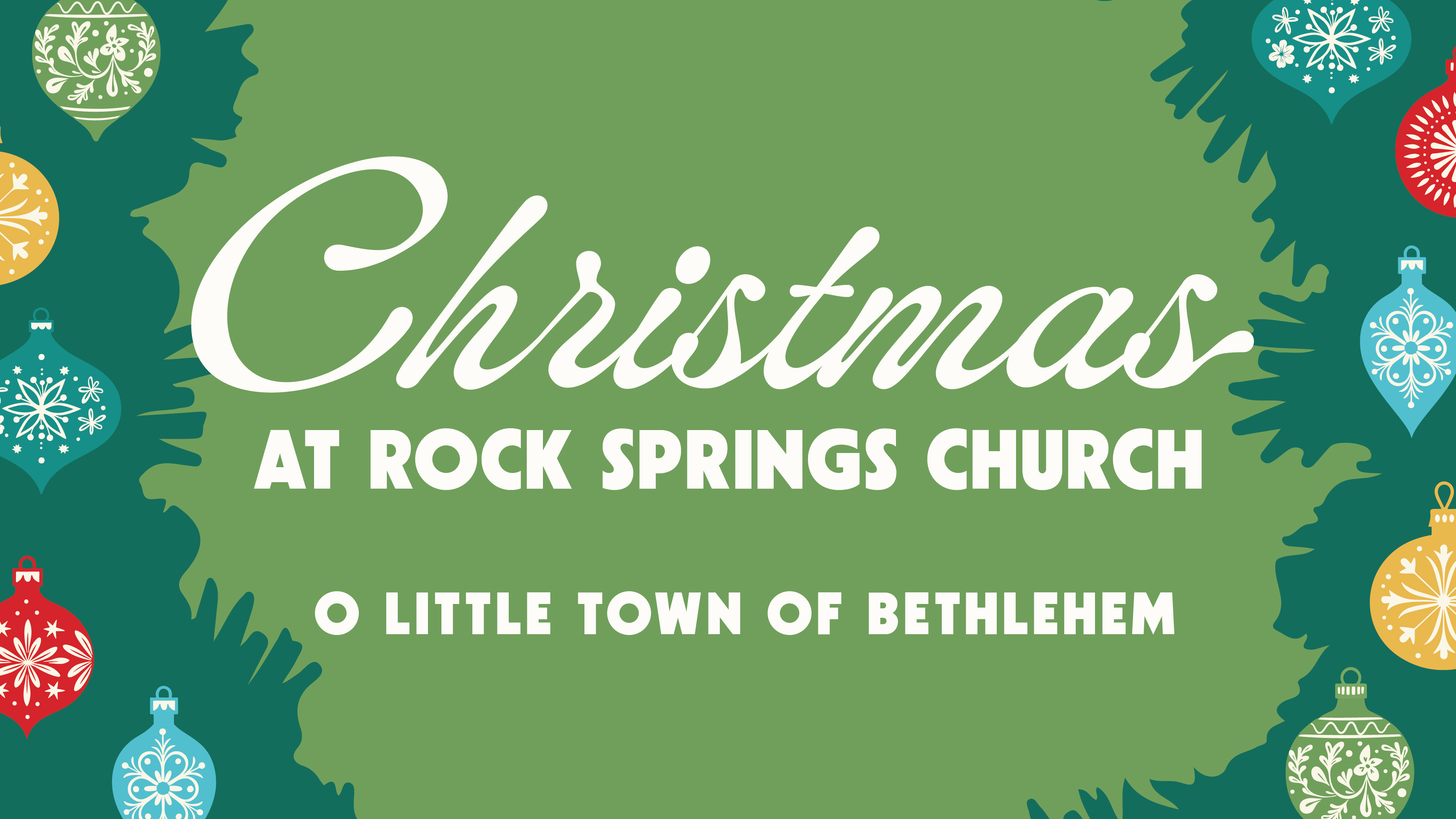 Rock Springs Church Sermons