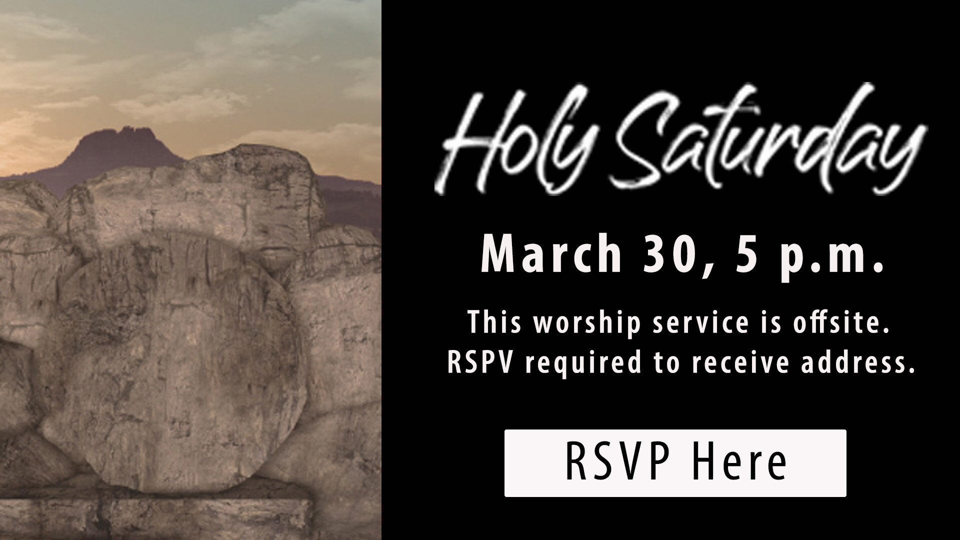 Holy Saturday - Off Campus