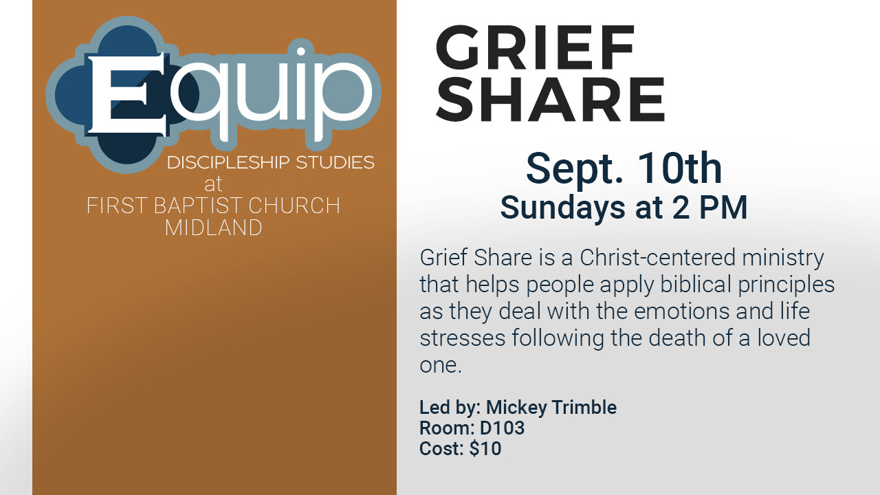 Need Help Dealing with Grief? - GriefShare