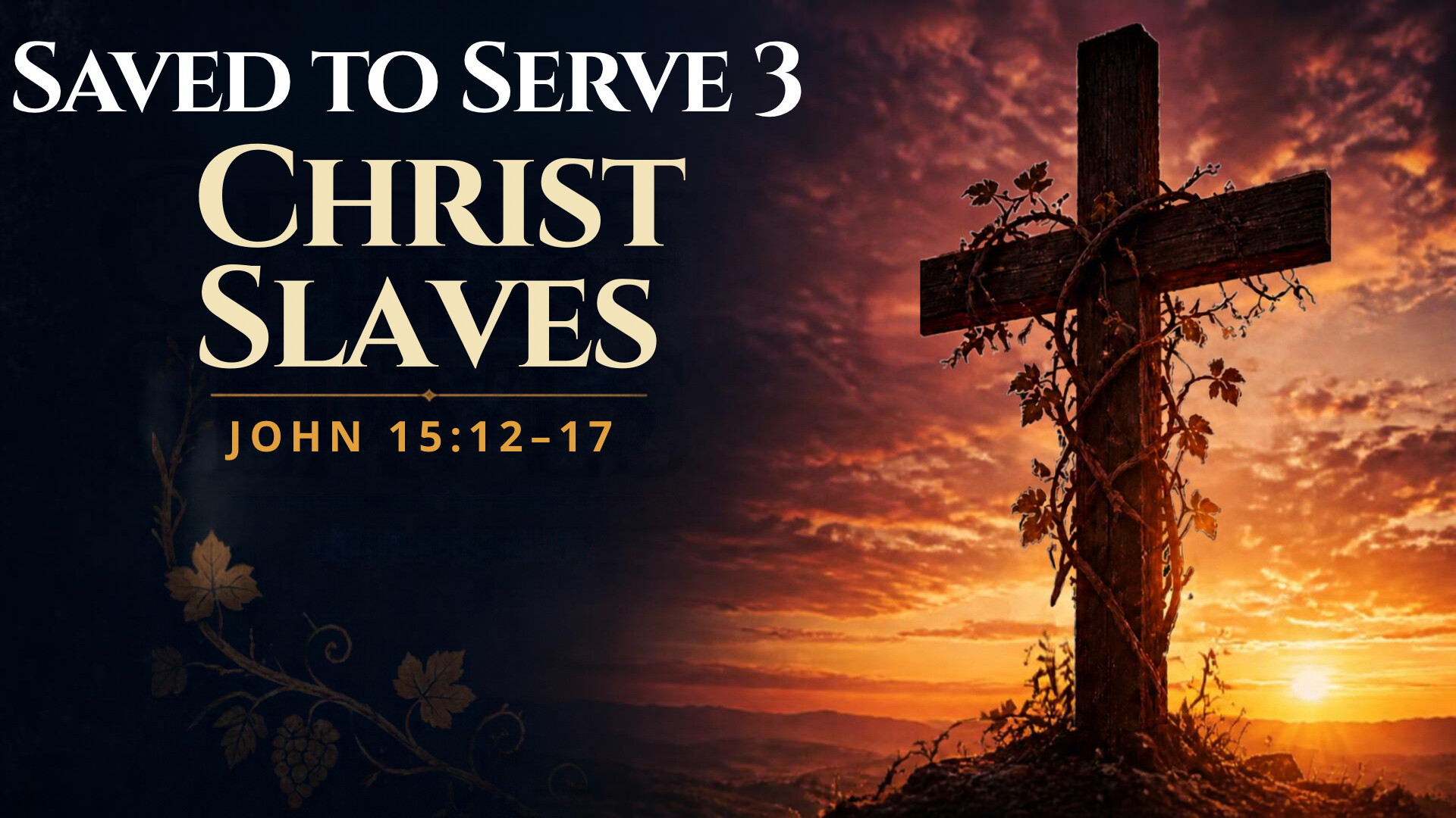 Saved To Serve 3: Christ Slaves