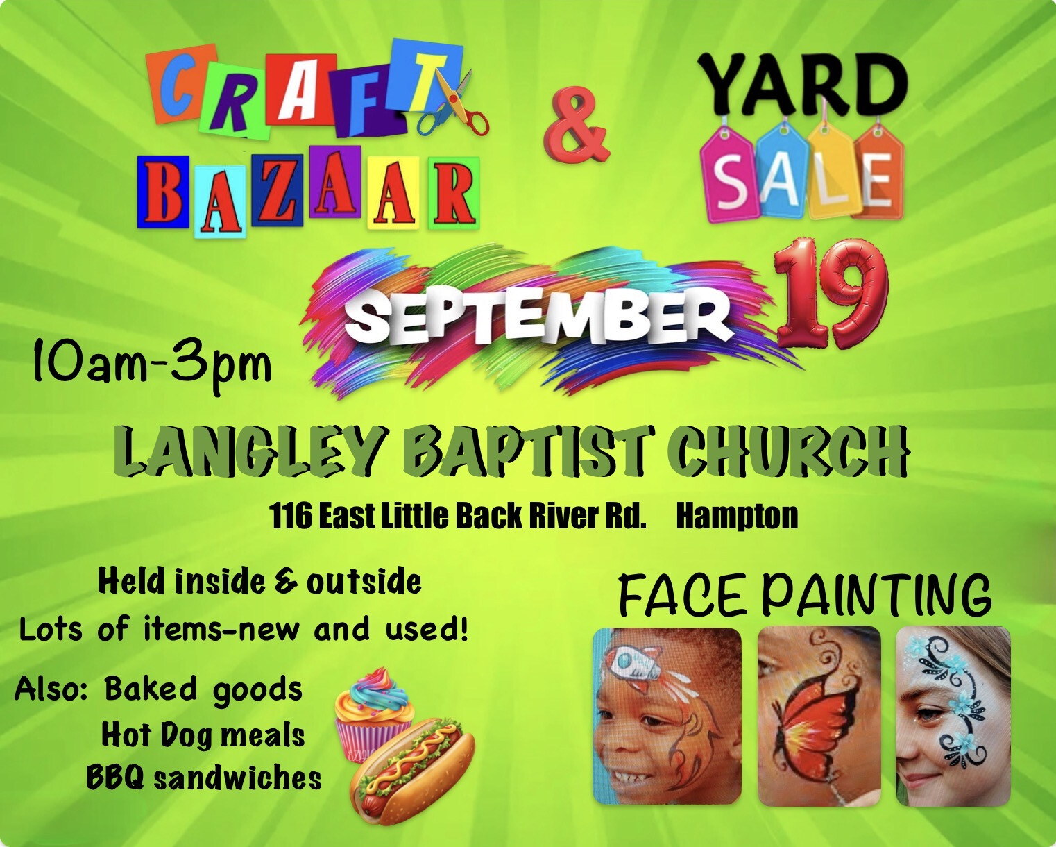 Bazaar, Craft show & Yard sale