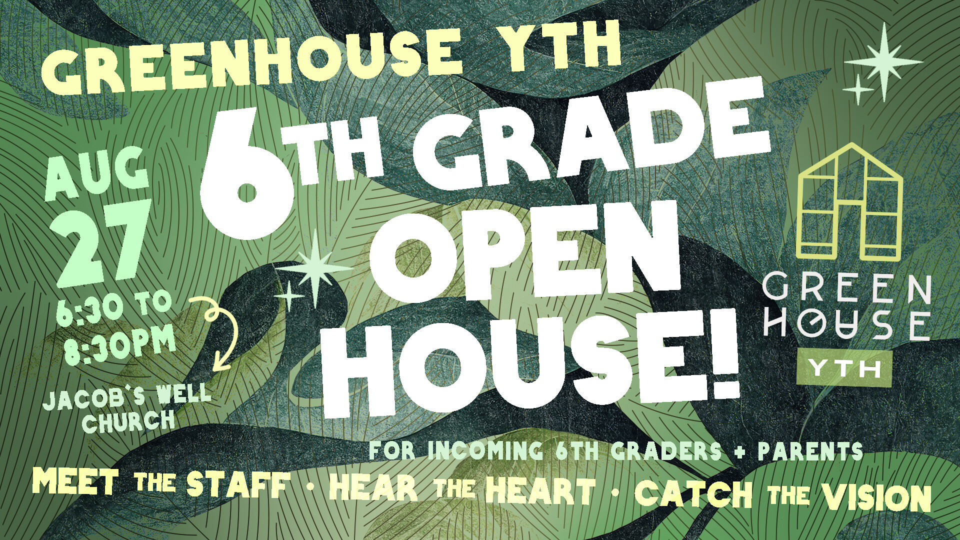 6th Grade Open House