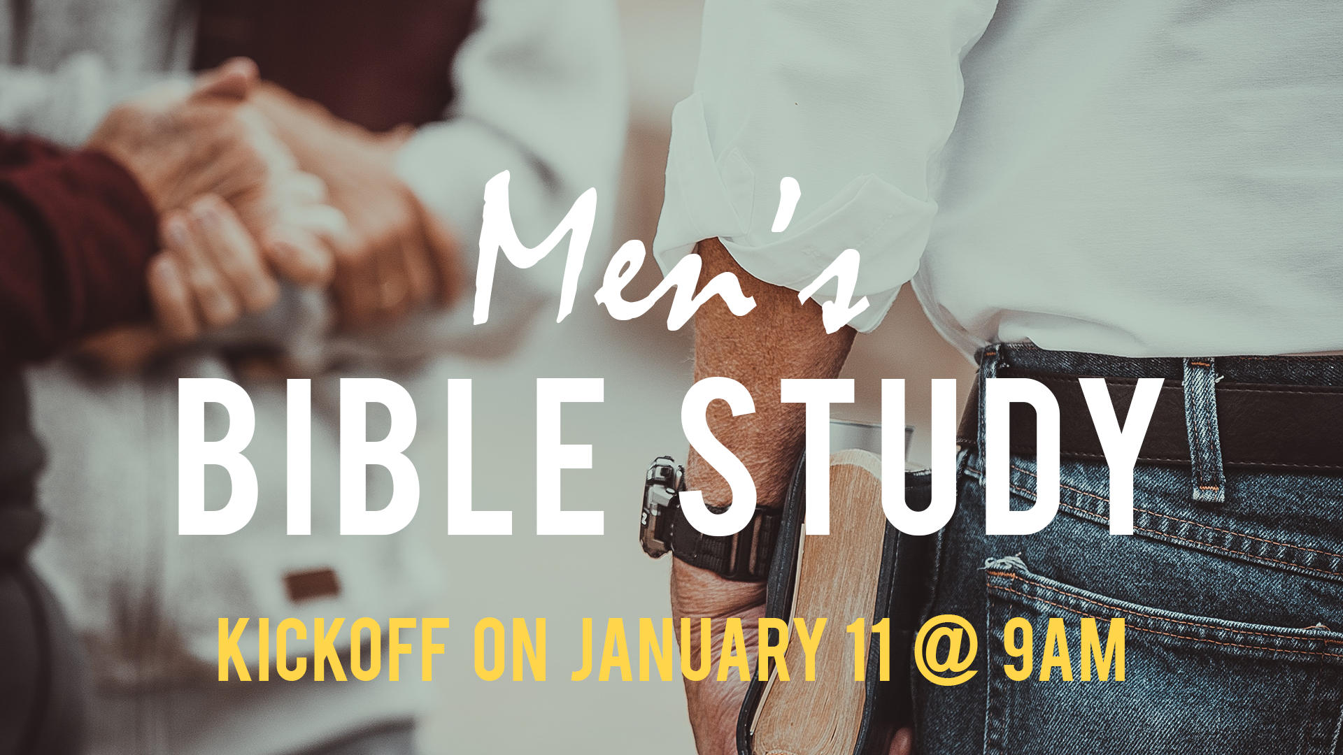 Men's Bible Study Kickoff