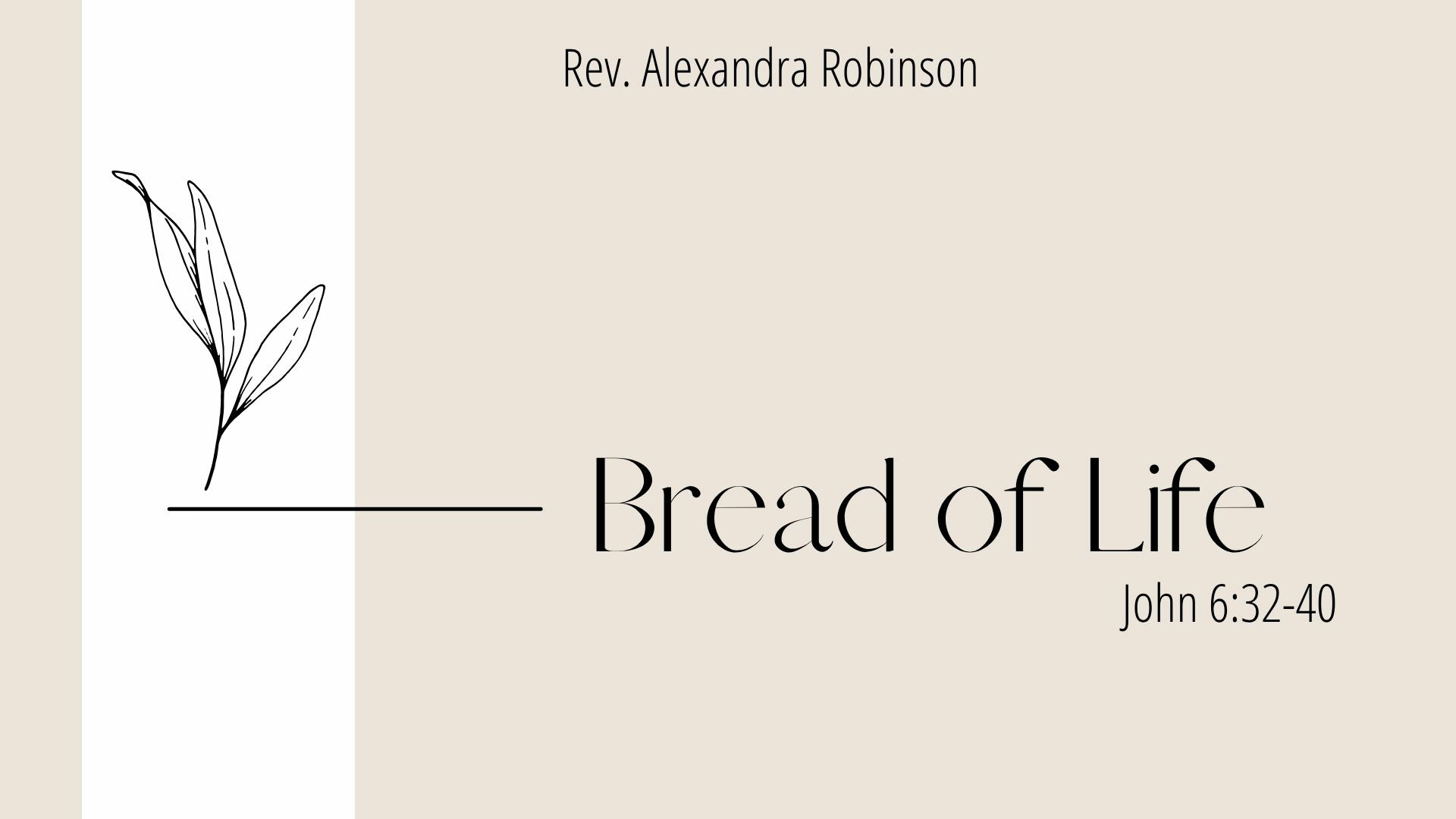 Bread of Life