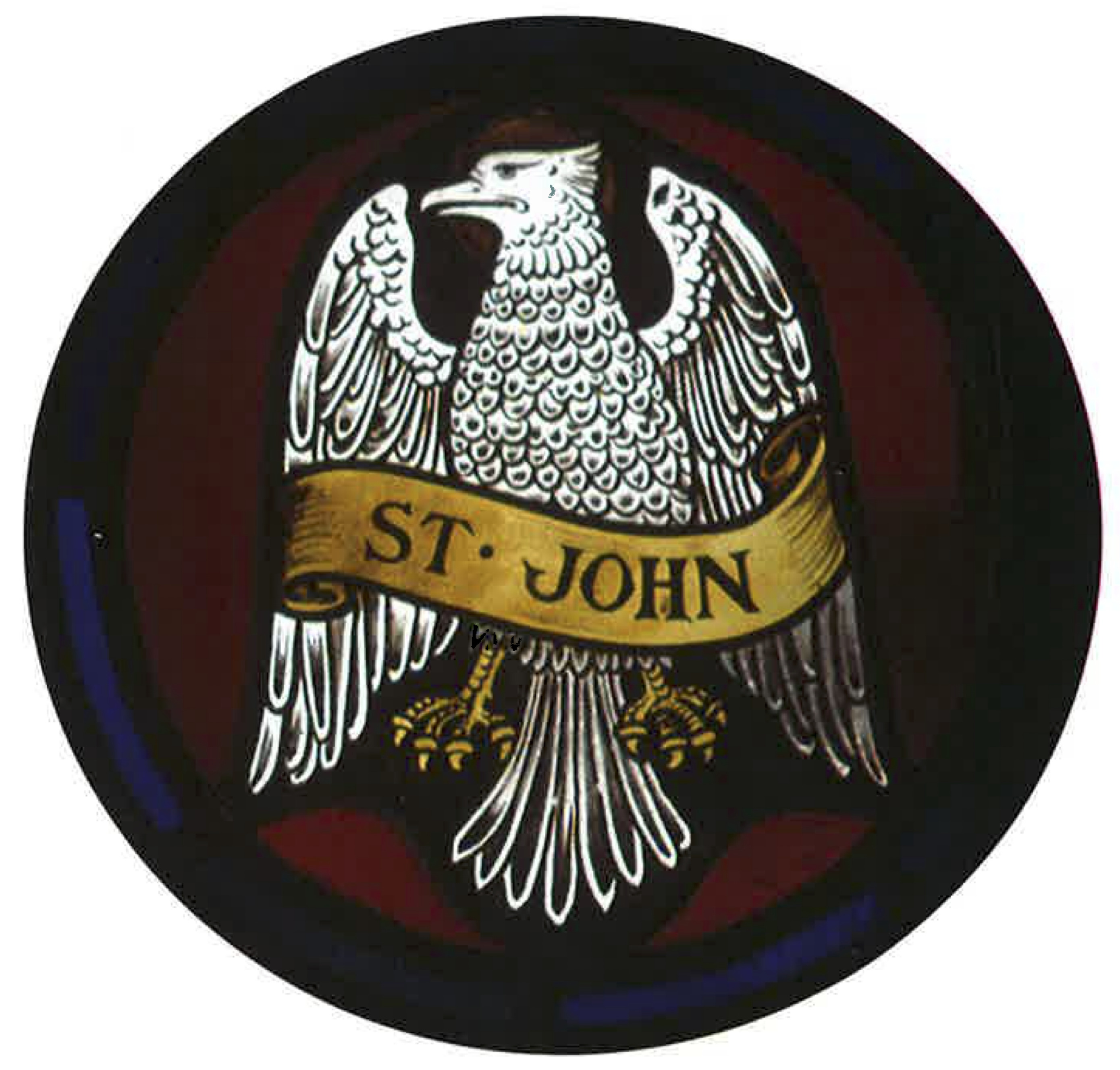 Window #9 - Saint John Roundel | The Golden Cockerel | St. Paul's ...