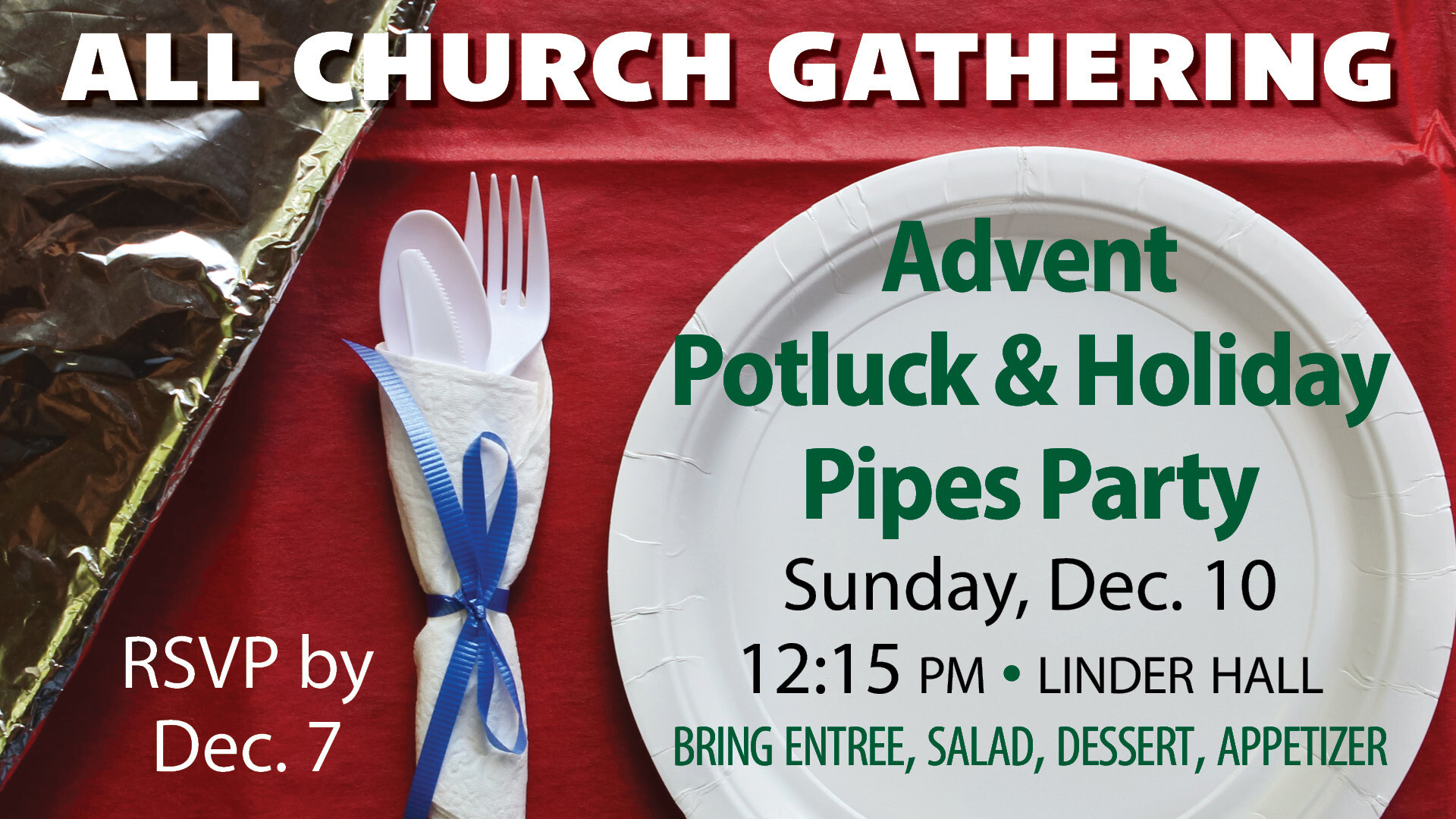Advent Party and Holiday Pipes