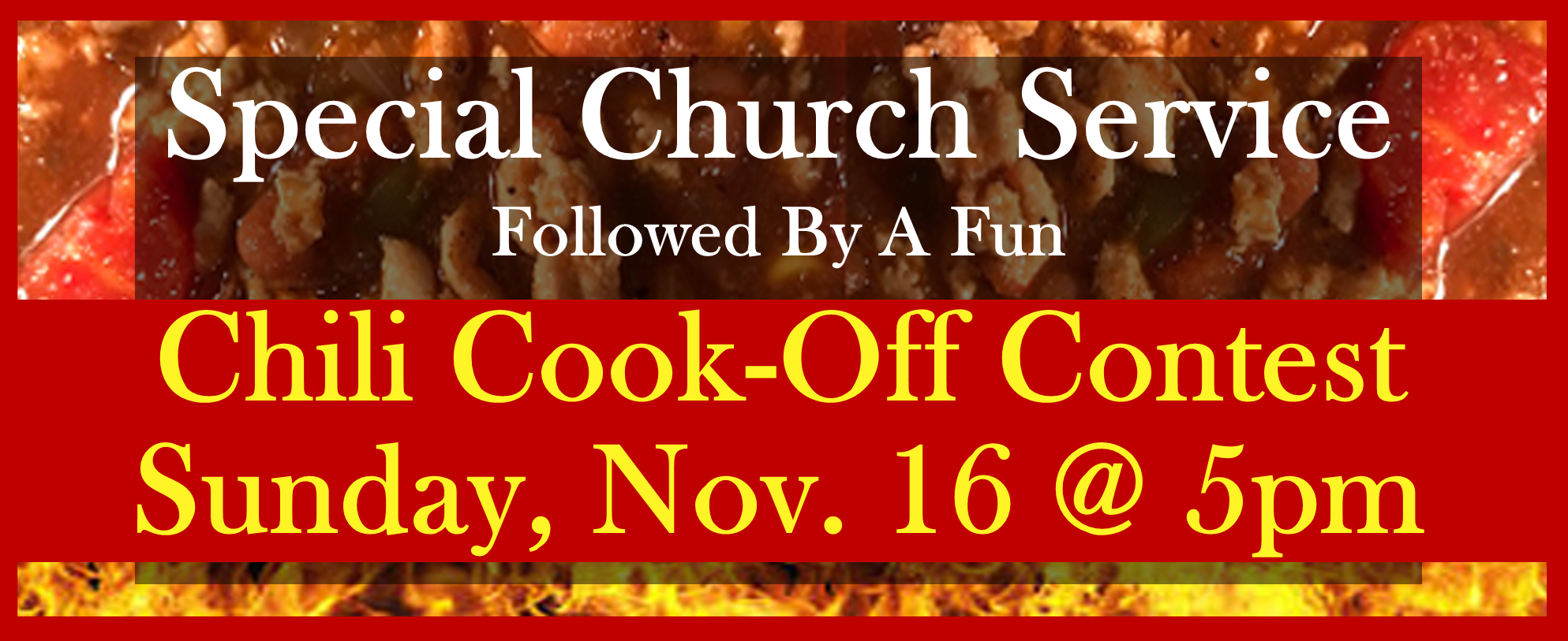 Chili Cookoff 2025 Web Banner