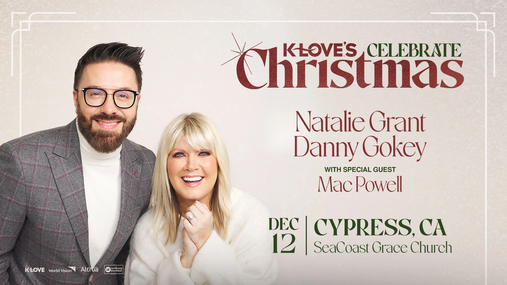 KLove's Celebrate Christmas Tour with Natalie Grant & Danny Gokey