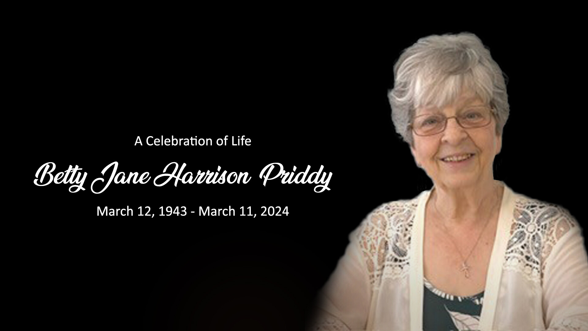 Betty Priddy Memorial Service