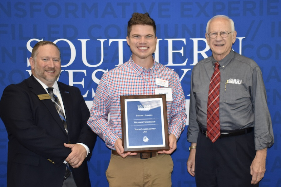 Henderson is recipient of Young Leader Award by Southern Wesleyan University Alumni Association