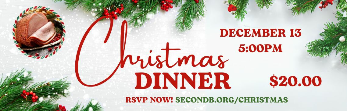 Christmas Dinner | December 13, 2023 | Second Baptist Church, Lubbock, TX