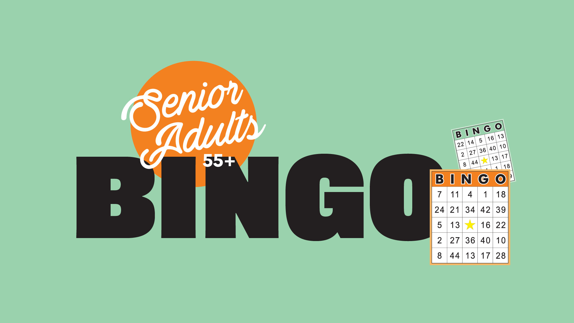 Senior Adults 55+: Bingo