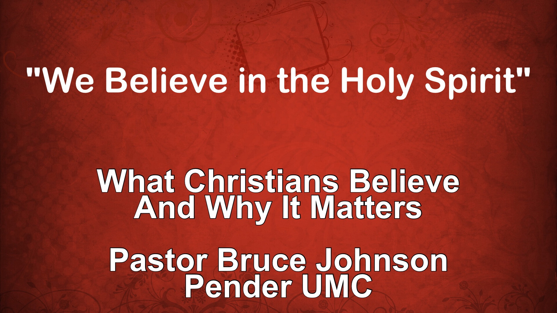Pender UMC Sermons, Podcasts, Messages and Interviews