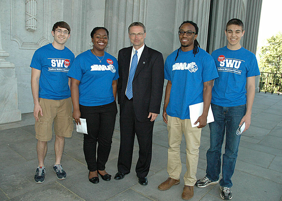 SWU students at Independent Colleges Day