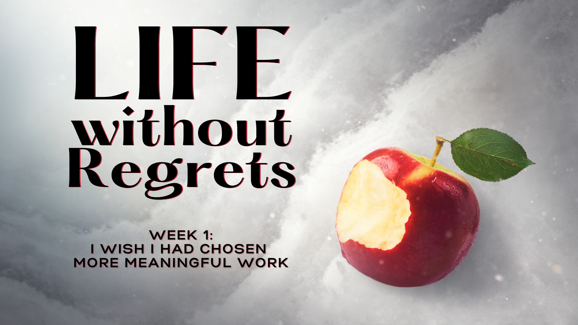 I Wish I Had Chosen More Meaningful Work (Audio) episode artwork