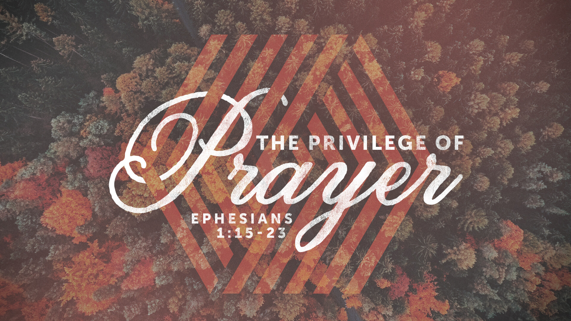 The Privilege of Prayer