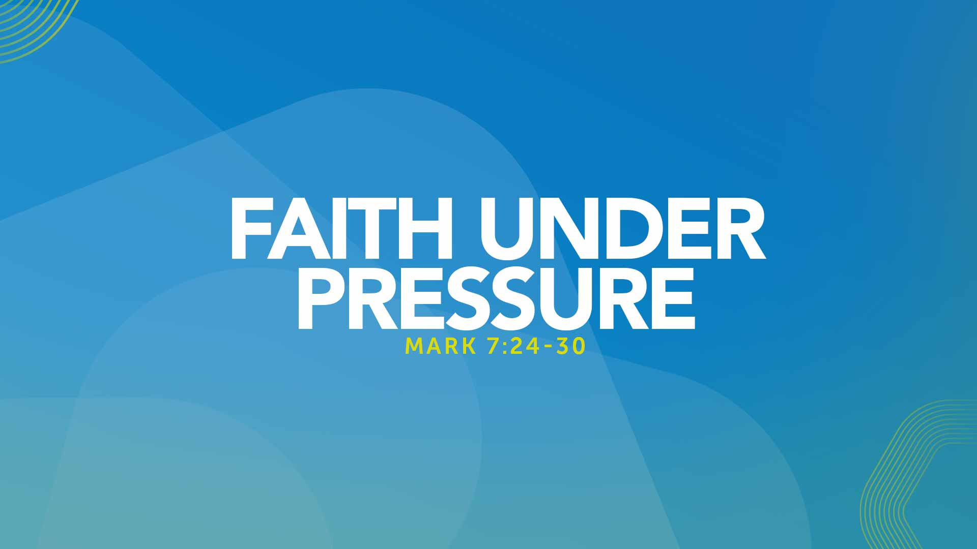 Faith Under Pressure - MAR035 (Audio) episode artwork