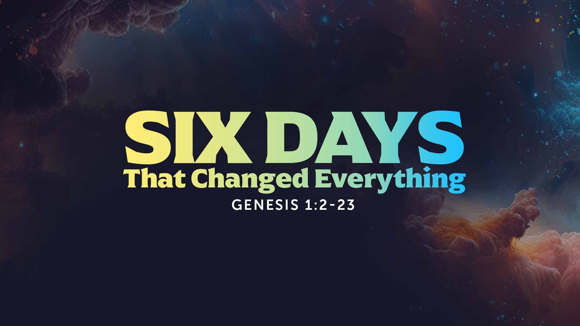 Search The Scriptures - Dr. Carl Broggi - Six Days that Changed Everything (Audio)