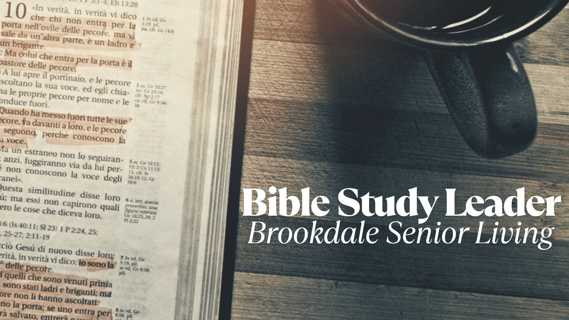 Bible Study Leader - Brookdale