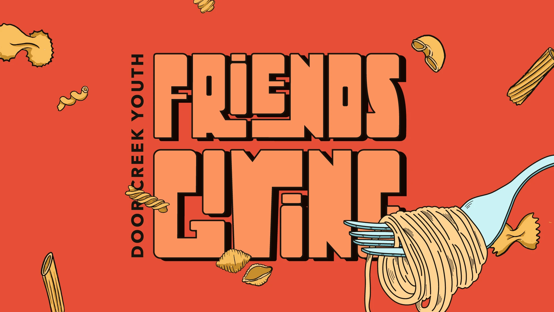 Door Creek Youth Friendsgiving graphic