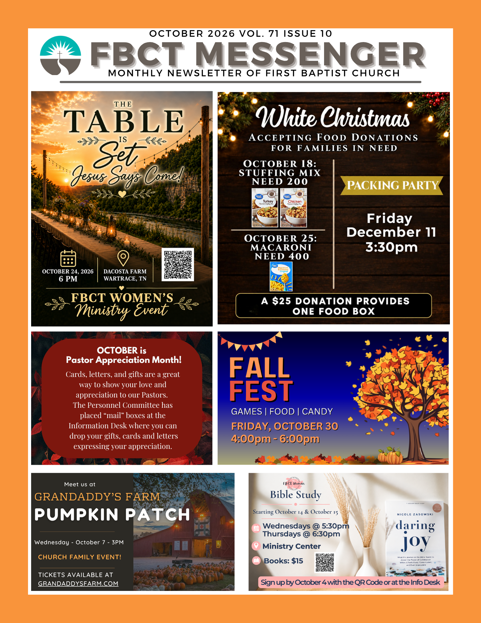 FBCT Messenger October 2026