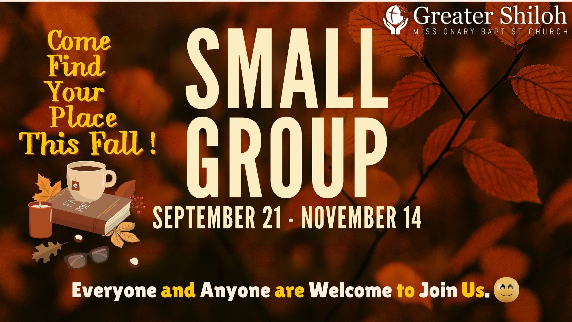 Fall Small Groups