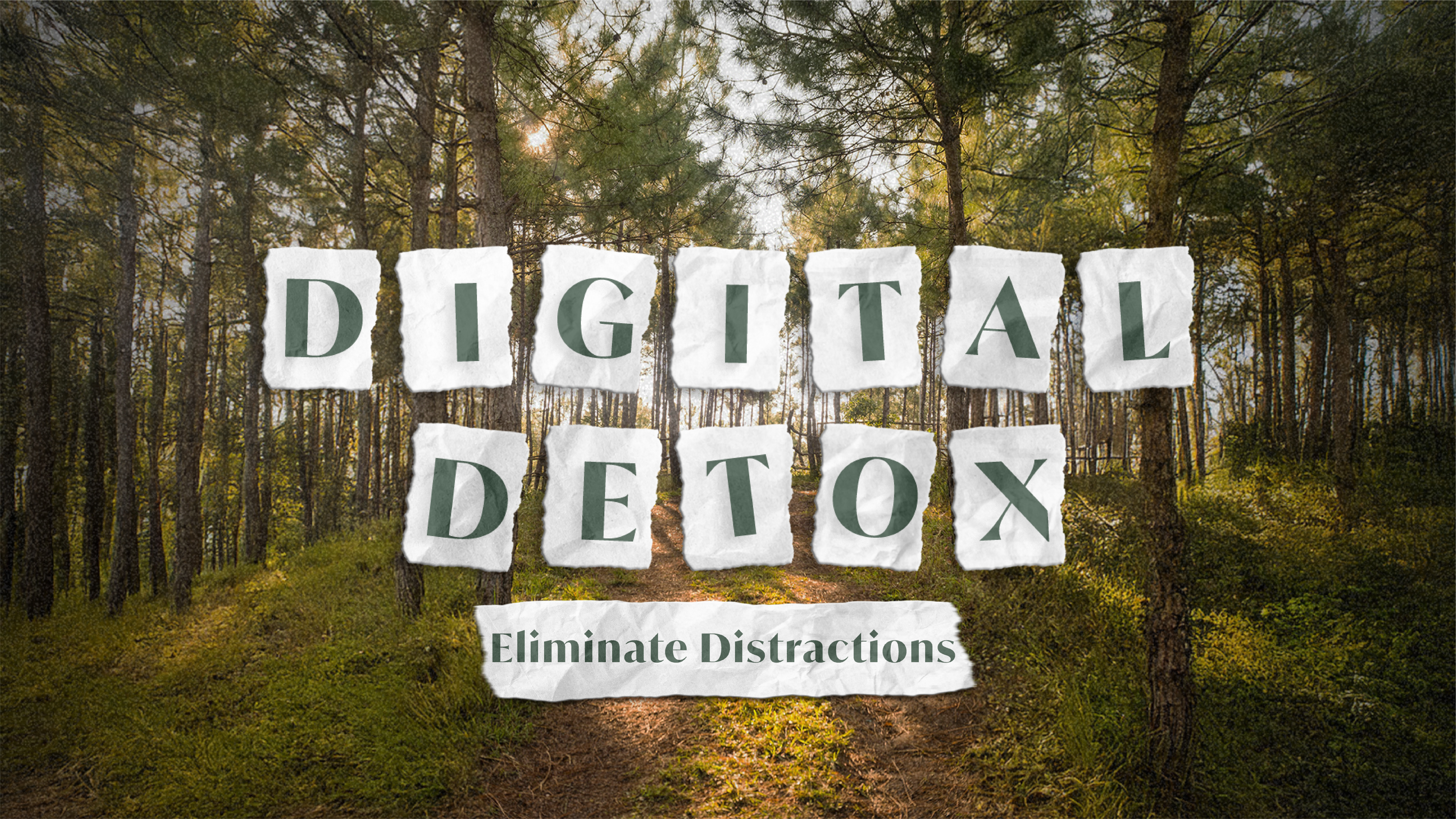 Eliminate Distractions